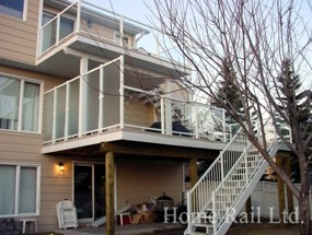 Edmonton Glass Deck Railing